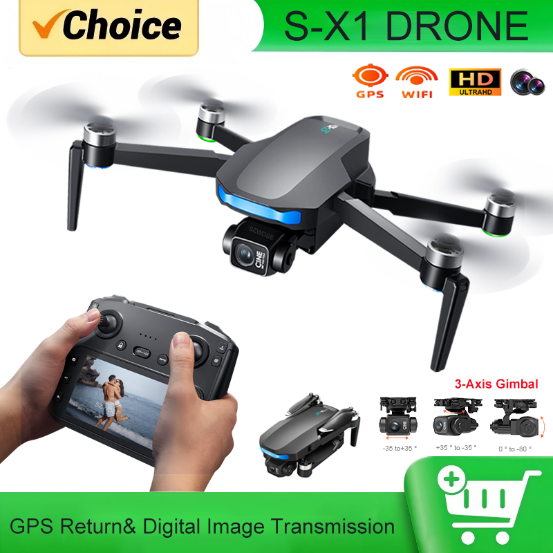 Fpv Drone Charger - Drone GPS S-X1 MAX com estabilizador