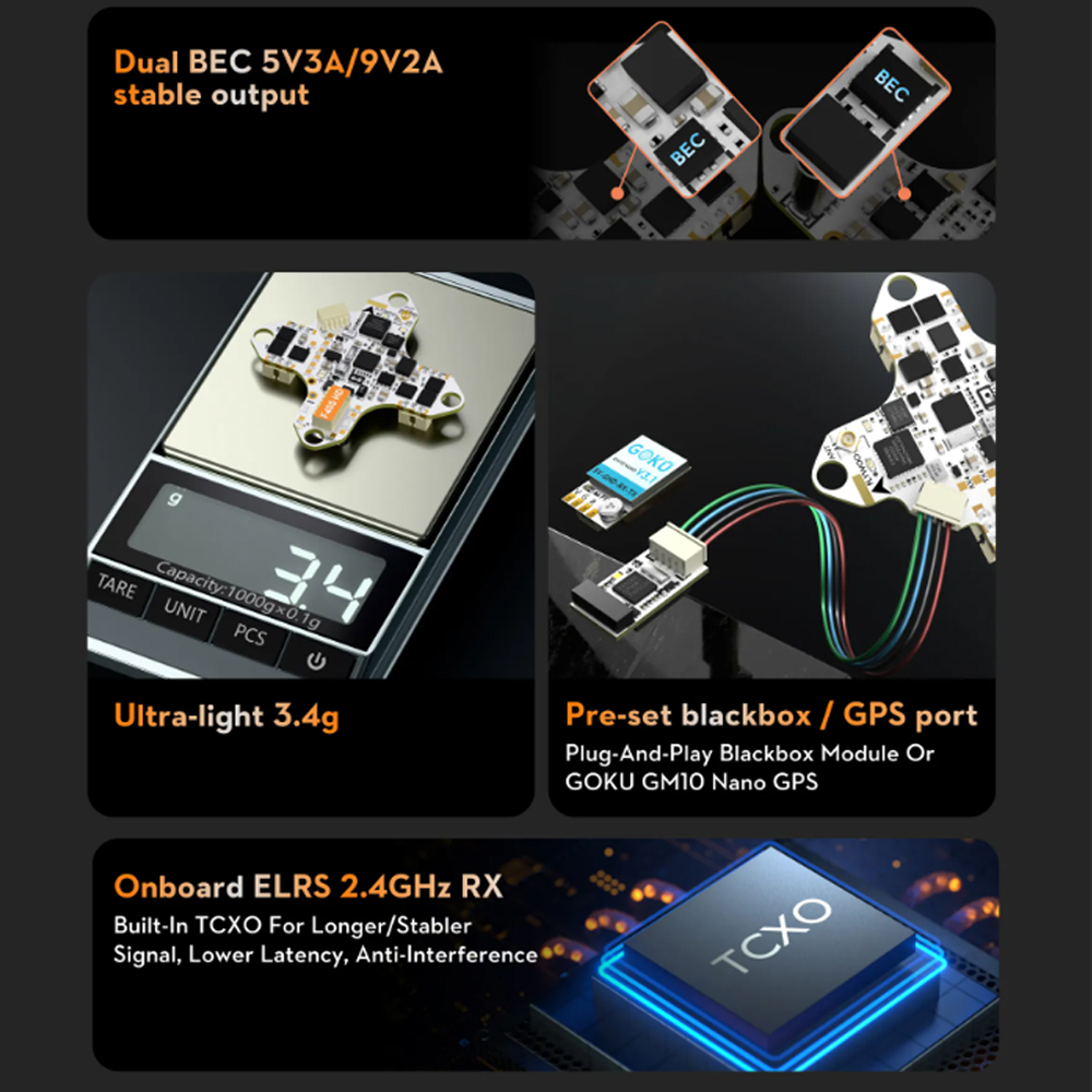 Controlador de voo FLYWOO GOKU - Fpv Drone Flight Controller avaliação e preço